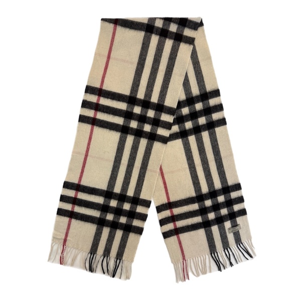 Burberry London 100% Cashmere Scarf 🇬🇧  – Made in England – Classic Check - Picture 4 of 13